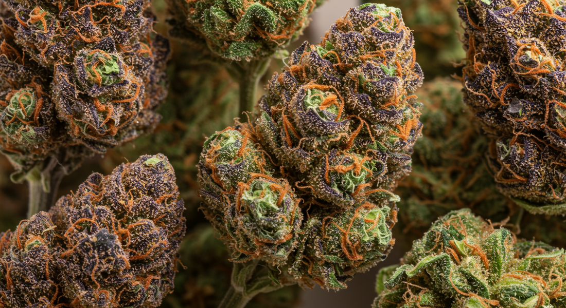 THCA flowers stacked around each other.